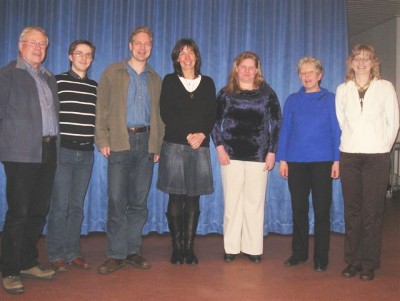 Vorstand und Chorleiter 2009